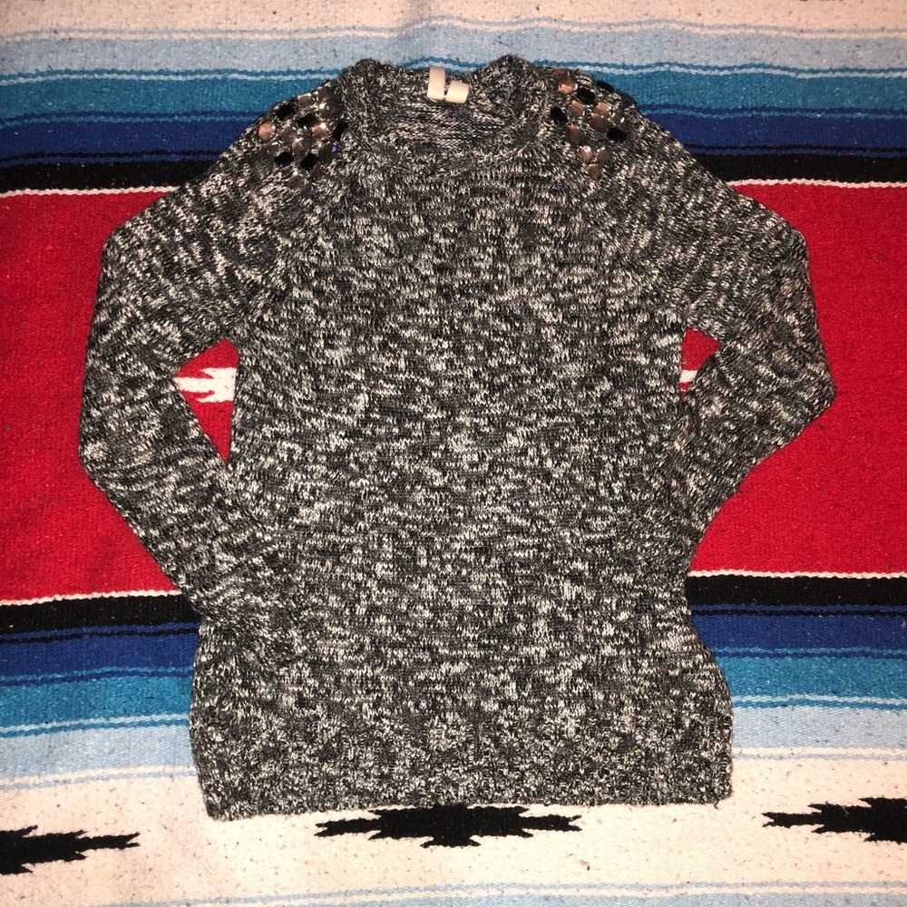 Gem Shoulderpads Sweater